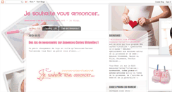 Desktop Screenshot of blog.annonces-cartes-virtuelles.net